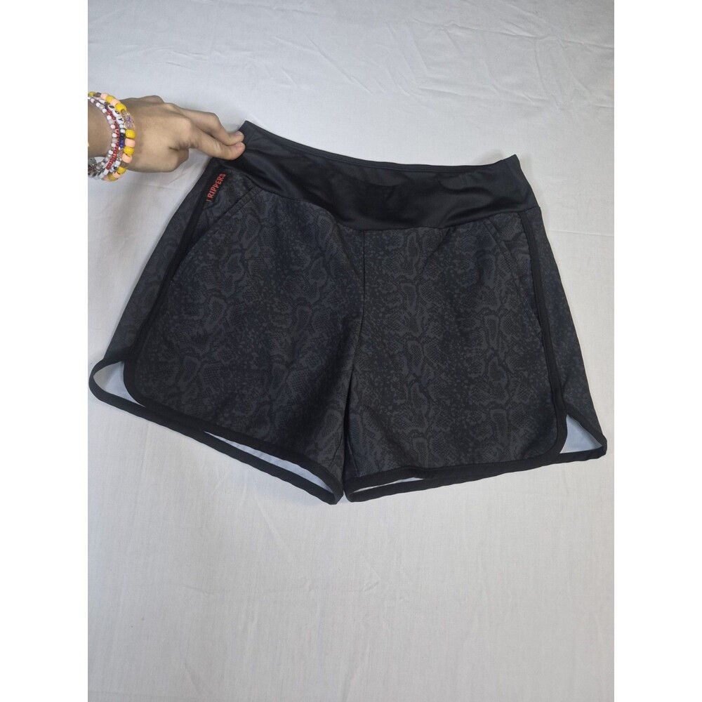 Maui Rippers Board Shorts Womens Size Small Gray Black Snake Animal Print